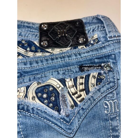 Miss Me Light Blue Boot Cut Jeans - Picture 11 of 11